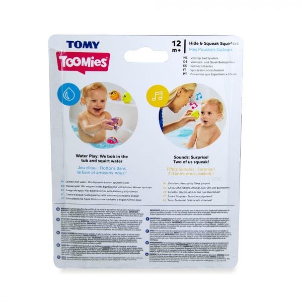 Іграшка-бризкалка для ванної Tomy Грайливі курчата (T72818C) - Pampik - 12