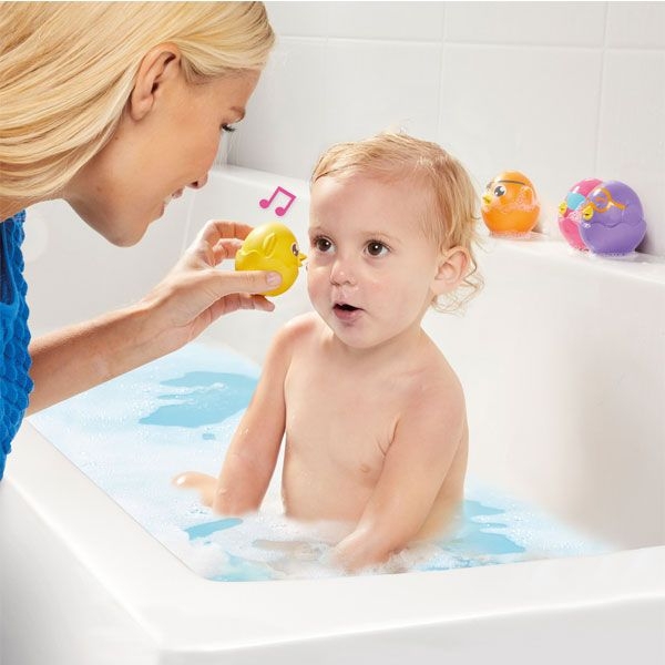 Іграшка-бризкалка для ванної Tomy Грайливі курчата (T72818C) - Pampik - 3