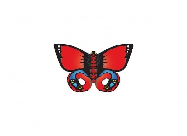 Воздушный змей WindnSun Бабочка красная Индийская (70503) - Pampik