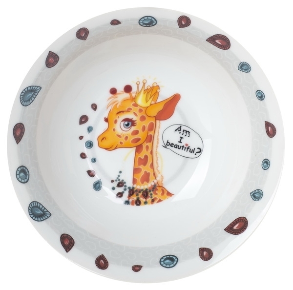 Набір дитячого посуду Limited Edition Pretty Giraffe, 3 шт. (C389) - Pampik - 3
