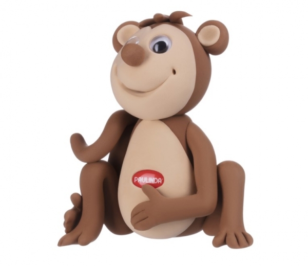 Маса для ліплення Paulinda Super Dough Fun4one Мавпа (PL-+1566) - Pampik - 2