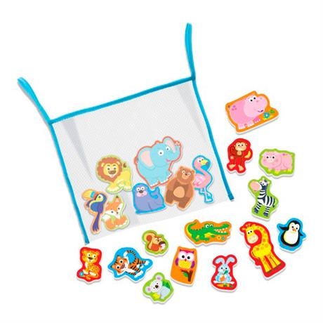 Ігровий набір 4M Наклейки для ванної Зоопарк (00-04746) - Pampik - 3