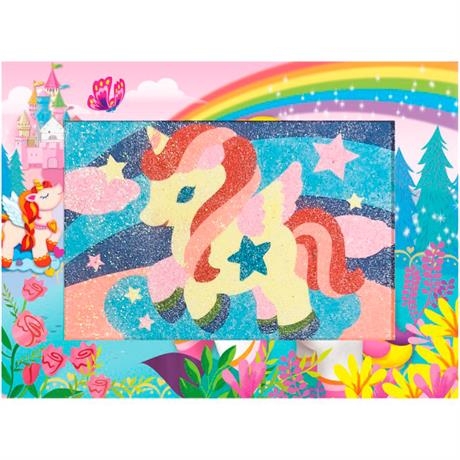 Набір для творчості 4M Пісочне мистецтво Єдиноріг (00-04749) - Pampik - 3