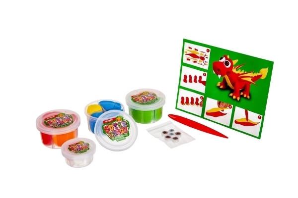 Масса для лепки Paulinda Super Dough Cool Dragon 3 в 1 (PL-081554) - Pampik - 4