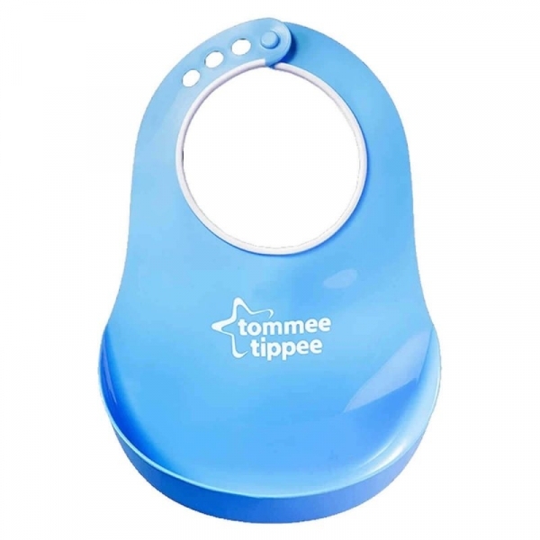 

Нагрудник Tommee Tippee Basic, голубой (30018