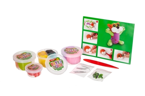 Маса для ліплення Paulinda Super Dough Кошенята 3 в 1 (PL-081556) - Pampik - 4