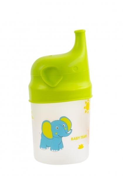 Стакан-поїльник Baby Team з силіконовою насадкою, 200 мл (5008) - Pampik - 2