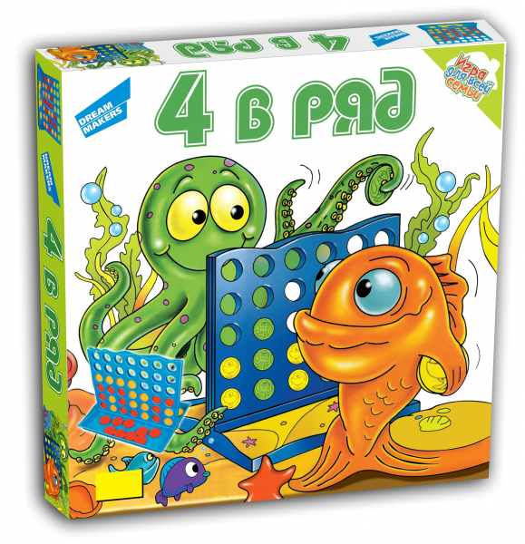 

Настольная игра Dream Makers Board Games 4 в ряд (707-16