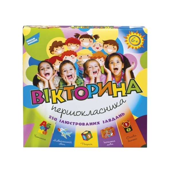 

Настольная игра Dream Makers Board Games Викторина первоклассника (1620_UA