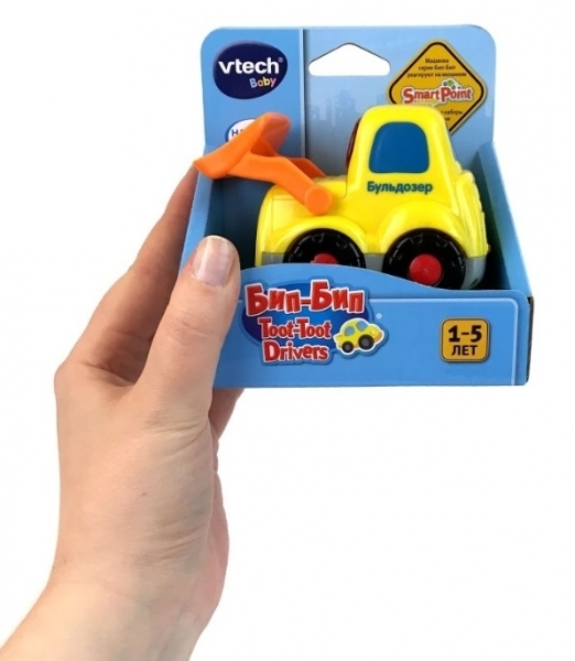 Інтерактивна іграшка Vtech біп-біп Бульдозер (80-151826) - Pampik - 3