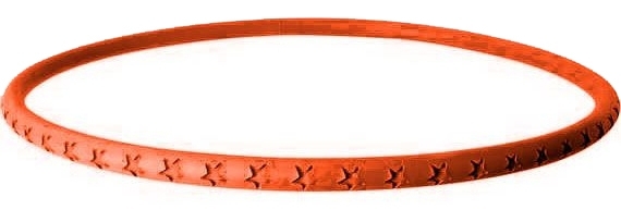 Хулахуп SafSof, D70 см, помаранчевий (CHL-23 (P)) - Pampik