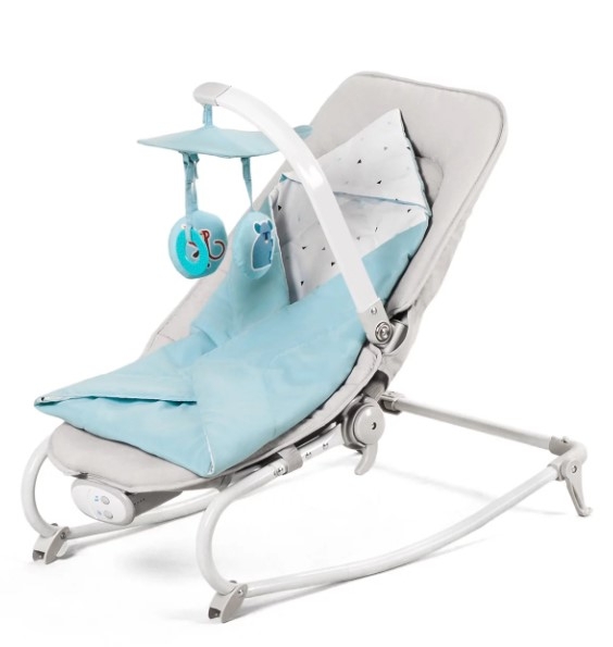 

Шезлонг-качалка Kinderkraft Felio Light Blue KKBFELILIBL000 (00-00158396