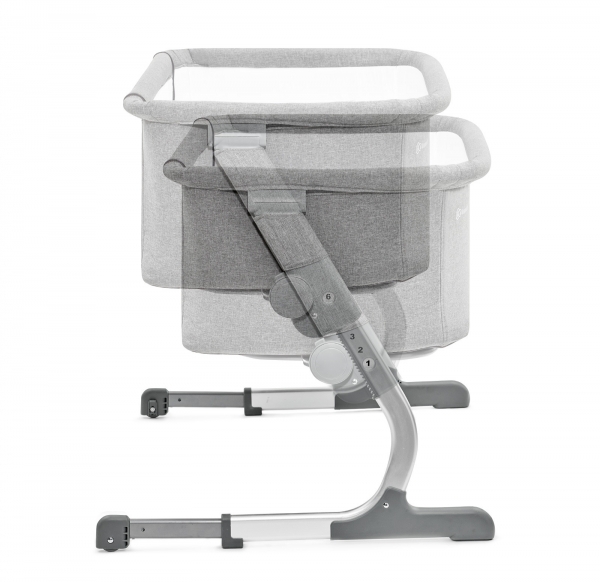 Приставная кроватка-люлька Kinderkraft Uno Grey KKLUNOGRY00000 (30.09.2019) - Pampik - 5