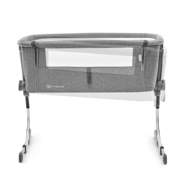 Приставная кроватка-люлька Kinderkraft Uno Grey KKLUNOGRY00000 (30.09.2019) - Pampik - 4