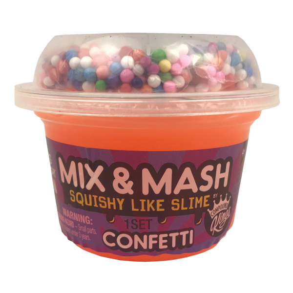 

Лизун Compound Kings Slime Mix&Mash Confetti, 180 г (110292