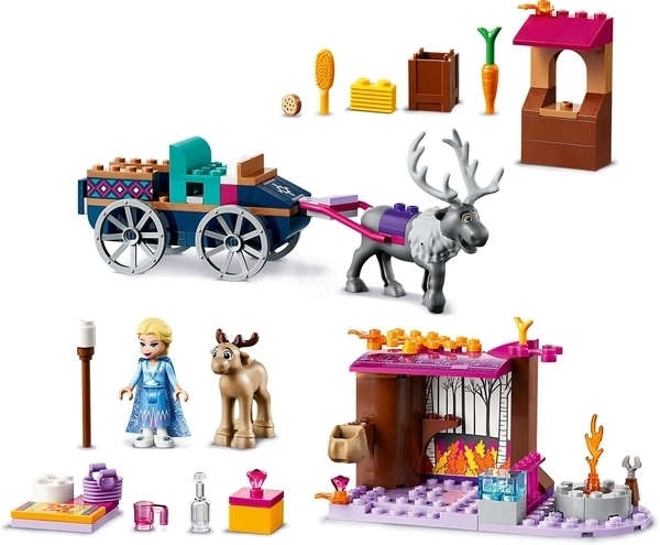Конструктор LEGO Disney Princess Frozen 2 Дорожні пригоди Ельзи, 116 деталей (41166) - Pampik - 13