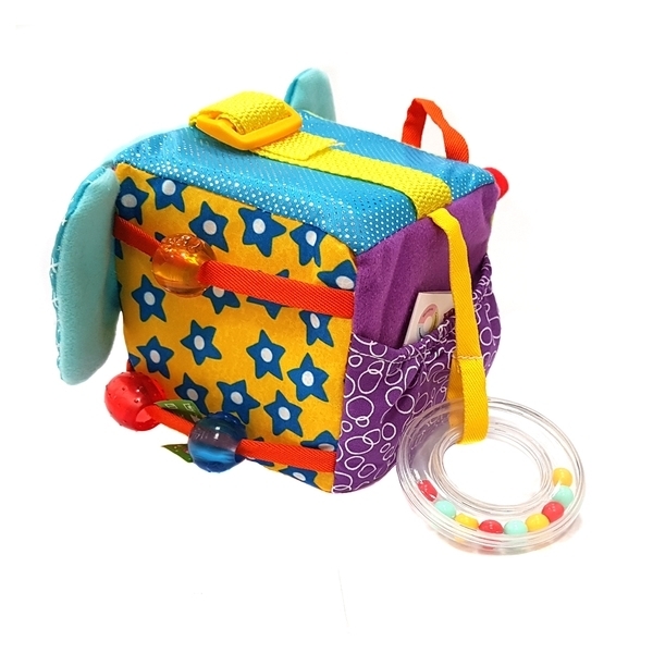 Розвиваюча іграшка Fancy Baby Кубик мягконабівной (KBZ0) - Pampik - 4