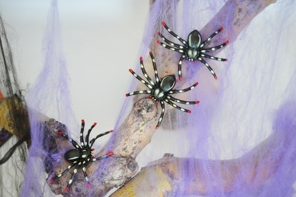 Набор декора Yes! Fun Пауки, 3 шт., черный (973288) - Pampik - 2