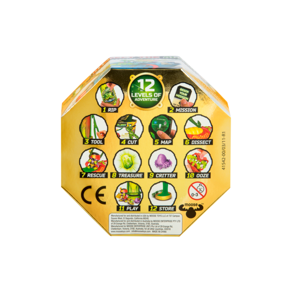 Ігровий набір-сюрприз Moose Treasure X Alien, салатовий (41542) - Pampik - 8