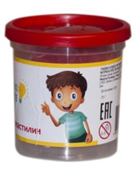 Тісто-пластилін Genio Kids, червоний (TA1044V-2) - Pampik