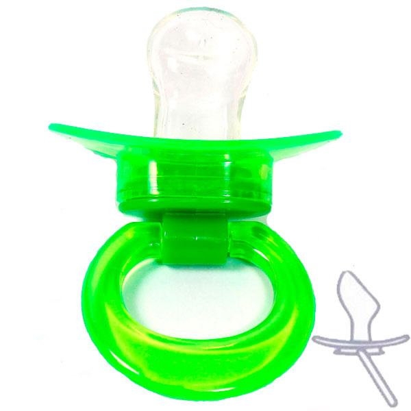 Пустышка силиконовая Курносики, ортодонтическая, 6-12 мес., зеленый (7039 6+ зел) - Pampik - 2