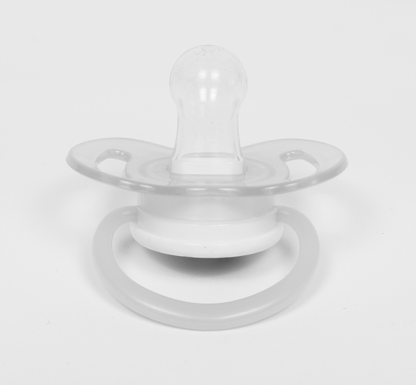 Пустышка силиконовая Курносики Я люблю играть, круглая, 6-12+ мес., зеленый (7015 6+ зел) - Pampik - 2