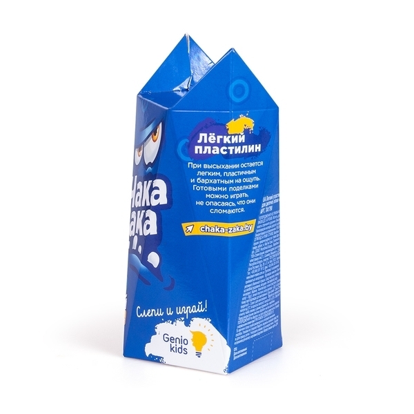 Легкий пластилін Genio Kids Чака-Зака, синій (TA1790-2) - Pampik - 4