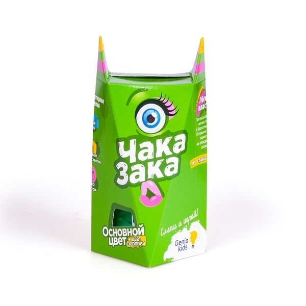 Легкий пластилін Genio Kids Чака-Зака, зелений (TA1790-4) - Pampik - 3