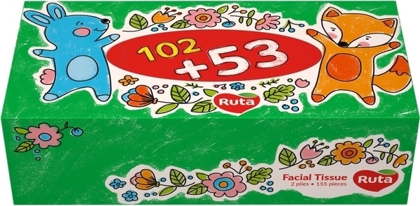 Серветки Ruta Kids, 155 шт. - Pampik - 4
