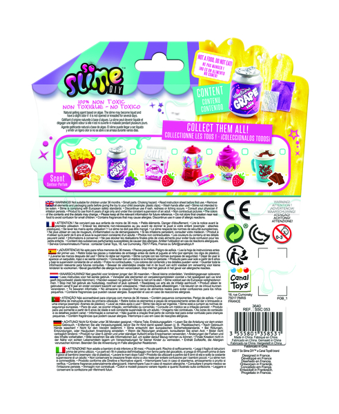 Набір для створення Лизуна Canal Toys Slimelicious Твій гламурний Лизун, з ароматом, 6 в асортименті (SSC053) - Pampik - 12