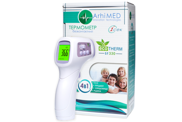 Термометр безконтактний інфрачервоний ArhiMED EcoTherm ST330 (17330) - Pampik - 4