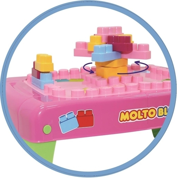 Конструктор Polesie Molto Blocks, 20 элементов, розовый (58010) - Pampik - 2