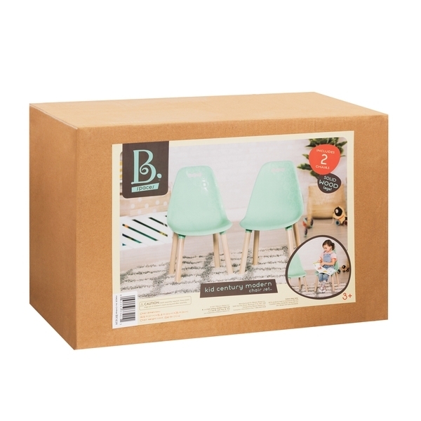Набір дитячих стільчиків Battat Kid century modern, м'ятний (BX1634Z) - Pampik - 4