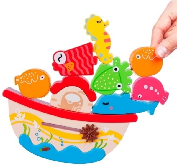 Игра-баланс BeBeLino Корабль с животными (58151) - Pampik - 2