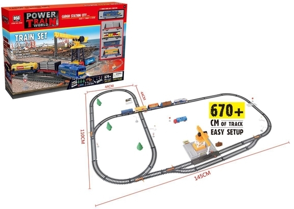 Залізниця Maya Toys Підйомний кран (2082) - Pampik - 2