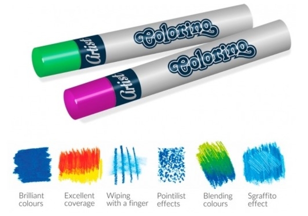 Пастель масляна Colorino Рremium Artist, 24 кольори (65719PTR) - Pampik - 2