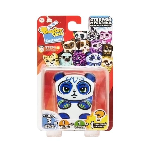 Фигурка для анимационного творчества Toaster Pets Мункейк панда (1200P) - Pampik - 2