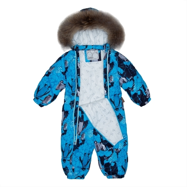 Комбинезон Huppa Beata 1, р.80, голубой с принтом (31930155-93636-080) - Pampik - 2