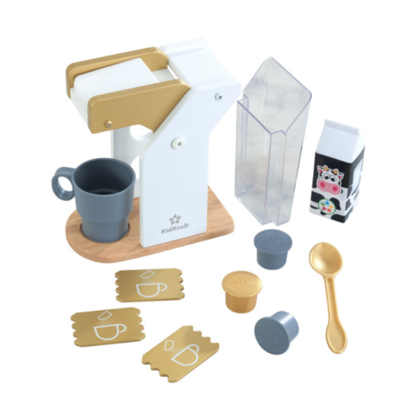 Игровой набор KidKraft Кофеварка Modern Metallics (53538) - Pampik