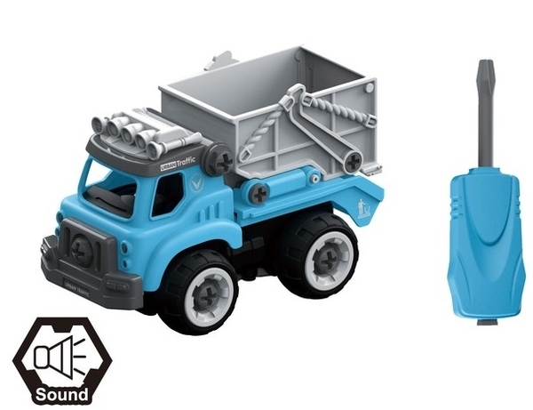 Конструктор DIY Spatial Creativity Самоскид, блакитний (CJ-1379190) - Pampik - 2