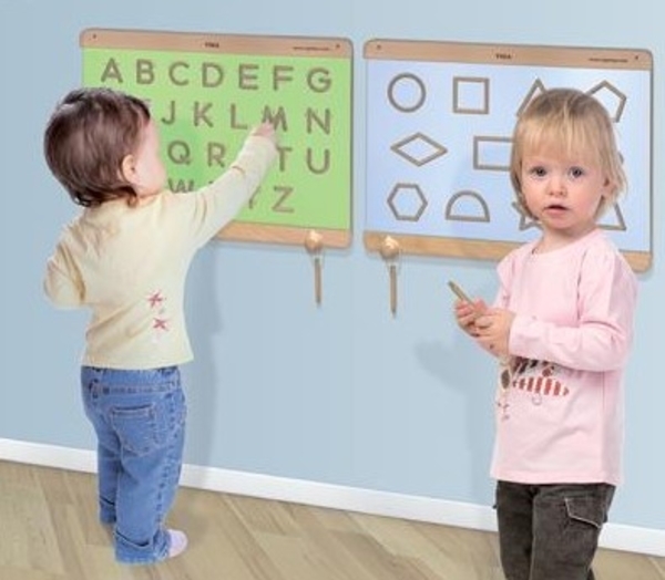 Розвиваюча іграшка Viga Toys Написання великих букв (50857) - Pampik - 2