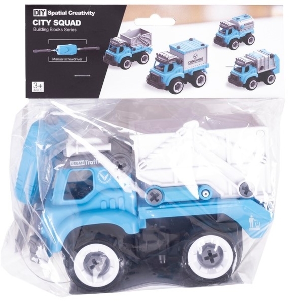 Конструктор DIY Spatial Creativity Самоскид, блакитний (CJ-1379190) - Pampik - 6