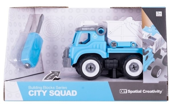 Конструктор DIY Spatial Creativity Самоскид, блакитний (CJ-1379189) - Pampik - 4