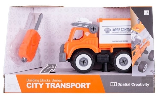 Конструктор DIY Spatial Creativity Вантажівка, помаранчевий (CJ-1379225) - Pampik - 5