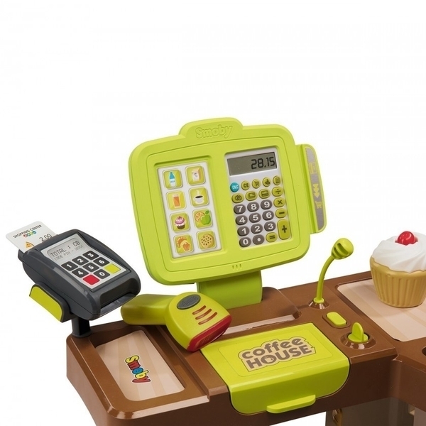 Інтерактивна Кав'ярня Smoby, з аксесуарами, 57 предметів (350214) - Pampik - 4