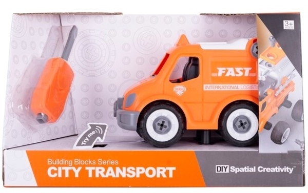 Конструктор DIY Spatial Creativity Служба доставки, оранжевый (CJ-1379207) - Pampik - 4