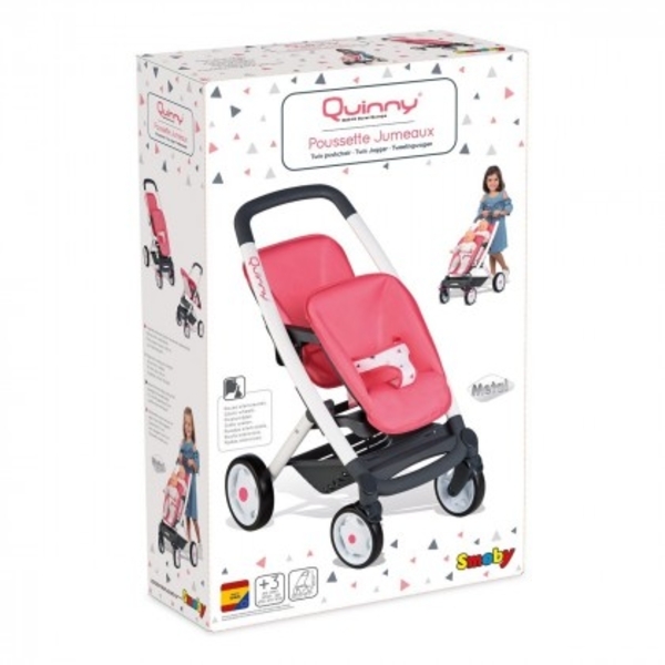 Коляска для ляльок Smoby Maxi-Cosi & Quinny, для близнюків (253298) - Pampik - 5