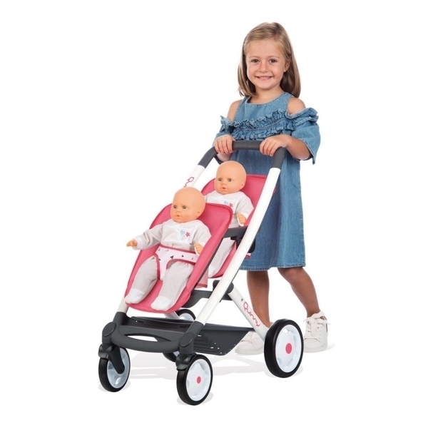 Коляска для ляльок Smoby Maxi-Cosi & Quinny, для близнюків (253298) - Pampik - 3