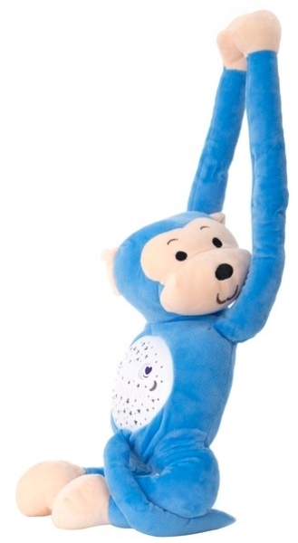 Музична м'яка іграшка-проектор Funmuch Мавпочка (FM666-14) - Pampik