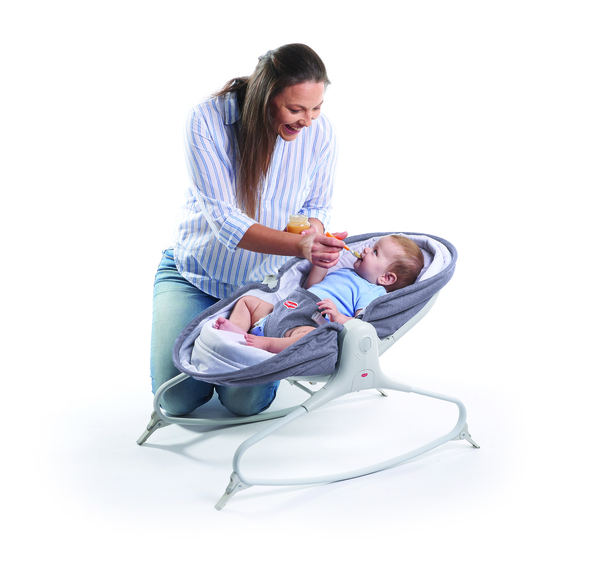 Крісло-ліжечко-гойдалка Tiny Love Мамина любов, сірий (1804100030) - Pampik - 6